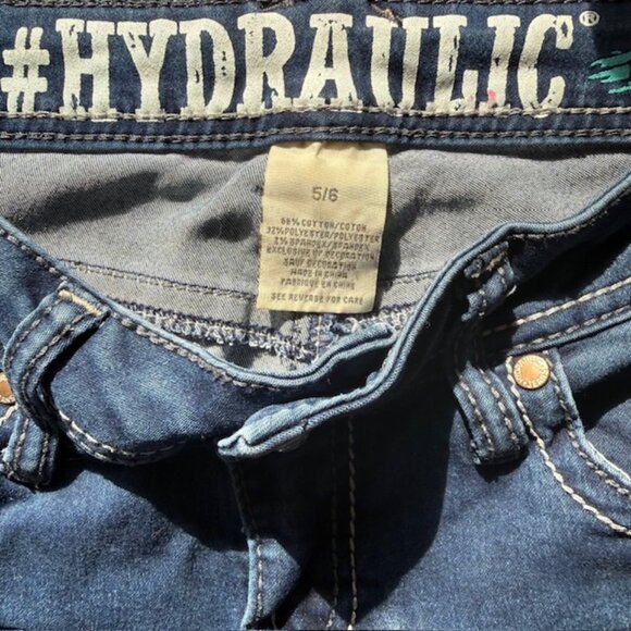 HYDRAULIC👖 Bailey Low Rise Bootcut Jeans 💎✨ Size 5/6 - Picture 9 of 16